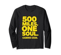 500 Miles One Soul Camino De Santiago 2026 Pilgrim St James Manga Larga