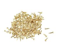 500 mini clavos pequeños de 1,2 x 8 mm de diámetro de latón antiguo de acero al carbono pequeños