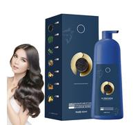 500 ml champú para teñir el cabello, tinte instantáneo, cuidado del cabello semipermanente, ingredientes vegetales naturales para el cabello, color de color rápido, coloración rápida para hombres y