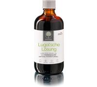 500 ml de solución de Lugol < 5% en calidad farmacéutica (ph. Eur.) - Hergest. en Alemania - Solución de yodo según la receta original en frasco farmacéutico - incl. pipeta