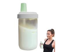 500 Ml De Taza De Bebidas De Té Con Leche Con Paja Y Tapa De Cierre De Seguridad | Mugh Ligera, Robusta Y Portátil Para Bebidas De Agua De Té Perfecto Para Actividades De Libre