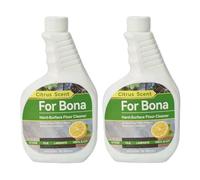 500 Ml Limpiador De Pisos De Superficie Dura Con Aroma A Cítricos Compatible For Bona. Mopa En Spray Premium Para Pisos De Madera(2PCS 1000ML)
