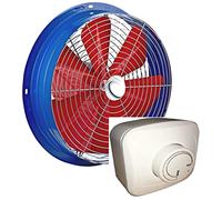 500 mm - Ventilador industrial con 500 W regulador de velocidad axial pared aspiracion mura pared Helicoidal Helicoidales Axial Extraccion Extractores Extractor 50cm 500mm
