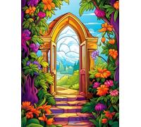 500 Pages of Garden Tranquility: Nature Scenes to Color kids or adults.: A garden for every mood, ready to be colored.