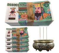 500 PCS Ancestro Money Ofertas de sacrificio para funerales Jade Emperor Hell Bank Botes Ofertas de sacrificio, fortalecer la conexión con su antepasado, traiga buena fortuna