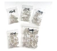 500 Pcs/Lot Copper Tube-shaped Terminals Wire Copper Crimp Connector 12-22AWG Insulated Cord Pin End