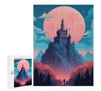 500 PCS Rompecabezas Castle Neuschwanstein Rompecabezas para Adultos Juegos Divertidos Decoración Perfecta Cumpleaños Y Navidad 500 PCS