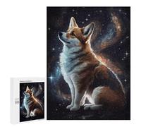 500 PCS Rompecabezas Corgi in Space -5 Rompecabezas para Adultos Juguetes Antiestrés Vacaciones En Casa Matar El Tiempo Interacción Entre Padres E Hijos 500 PCS