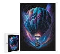 500 PCS Rompecabezas Cosmic Hot Air Balloon Ride-4 Rompecabezas para Adultos Juguetes Antiestrés Vacaciones En Casa Matar El Tiempo Interacción Entre Padres E Hijos 500 PCS