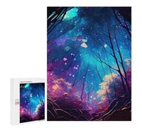 500 PCS Rompecabezas De Piezas para Adolescentes Crystal Forest Fantasy Rompecabezas para Adultos Juego Familiar Análisis Y Desafío Educativo De Lógica 500 PCS