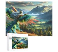 500 PCS Rompecabezas De Piezas para Adolescentes Fantasy Angel Wings Nature Landscape Rompecabezas para Adultos Juego Familiar Análisis Y Desafío Educativo De Lógica 500 PCS