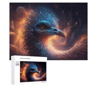500 PCS Rompecabezas De Piezas para Adolescentes Galactic Bird Cosmic Feathered Wonder Rompecabezas para Adultos Juego Familiar Análisis Y Desafío Educativo De Lógica 500 PCS