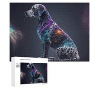 500 PCS Rompecabezas De Piezas para Adolescentes Galactic Dalmatian Cosmic Canine Wonder -1 Rompecabezas para Adultos Juego Familiar Análisis Y Desafío Educativo De Lógica 500 PCS