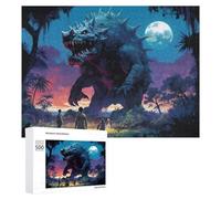 500 PCS Rompecabezas De Piezas para Adultos Giant Monster in The Jungle Rompecabezas para Adultos Juguetes Antiestrés Análisis Y Lógica Desafiante De Completar 500 PCS