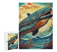 500 PCS Rompecabezas De Piezas para Adultos Whale Dreamscape-2 Rompecabezas para Adultos Juguetes Antiestrés Análisis Y Lógica Desafiante De Completar 500 PCS