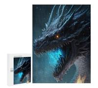 500 PCS Rompecabezas Dragon Head Artwork -1 Rompecabezas para Adultos Juguetes Antiestrés Vacaciones En Casa Matar El Tiempo Interacción Entre Padres E Hijos 500 PCS
