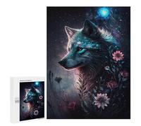 500 PCS Rompecabezas Enchanted Wolf Fantasy Art Rompecabezas para Adultos Rompecabezas para La Diversión Familiar Difícil Y Desafiante Juego Educativo Familiar 500 PCS