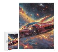 500 PCS Rompecabezas Galactic Sports Car Adventure Rompecabezas para Adolescentes, Divertidos Y con Humor. Cada Pieza Es Única: Juguetes Educativos De Aprendizaje 500 PCS