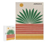 500 PCS Rompecabezas Jamaica Palm Sunset Rompecabezas para Adolescentes, Divertidos Y con Humor. Cada Pieza Es Única: Juguetes Educativos De Aprendizaje 500 PCS
