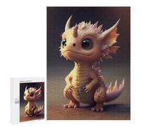 500 PCS Rompecabezas para Adolescentes Adorable Baby Dragon Artwork -1 Rompecabezas para Adultos Juegos Familiares Desafío Difícil Ayuda A Ejercitar El Cerebro 500 PCS