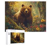 500 PCS Rompecabezas para Adolescentes Amazon Rainforest Bear -1 Rompecabezas para Adultos Juguetes Antiestrés Regalo De Cumpleaños Regalo De Cumpleaños, Regalos, 500 PCS