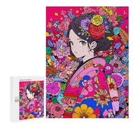 500 PCS Rompecabezas para Adolescentes Anime Girl Kawaii Manga Juegos Familiares De Rompecabezas para Adultos Que Mejoran La Memoria Ayudan A Ejercitar El Cerebro 500 PCS