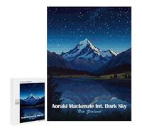 500 PCS Rompecabezas para Adolescentes Aoraki Mackenzie Dark Sky Rompecabezas para Adultos Juegos Familiares Desafío Difícil Ayuda A Ejercitar El Cerebro 500 PCS