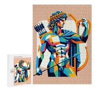 500 PCS Rompecabezas para Adolescentes Apollo God of Oracles WPAP Rompecabezas para Adultos Juegos De Relajación Decoración De Pared Ayuda A Ejercitar El Cerebro 500 PCS