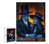 500 PCS Rompecabezas para Adolescentes Baron Samedi and Maman Brigitte in Gothic Setting Rompecabezas para Adolescentes Juegos Divertidos Análisis Y Lógica Cumpleaños 500 PCS