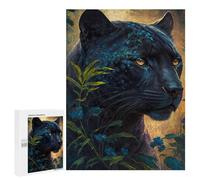 500 PCS Rompecabezas para Adolescentes Black Tiger Gold Rompecabezas Juegos Relajantes Desafío Difícil Desafiante De Completar 500 PCS