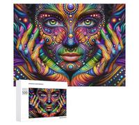 500 PCS Rompecabezas para Adolescentes Body Art Rompecabezas para Adultos Juego De Ingenio Regalos para Mujeres Cumpleaños Y Navidad 500 PCS
