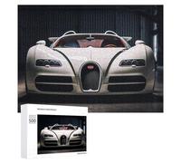 500 PCS Rompecabezas para Adolescentes Bugatti Veyron Luxury Automotive Masterpiece Rompecabezas para Adolescentes Juguetes Antiestrés Vacaciones En Casa Matar El Tiempo Desafío Educativo 500 PCS
