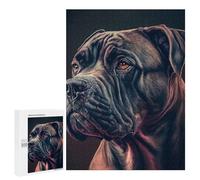 500 PCS Rompecabezas para Adolescentes Cane Corso Portrait Dog Rompecabezas para Adultos Juegos Divertidos Regalo De Cumpleaños Cumpleaños Y Navidad 500 PCS