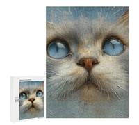 500 PCS Rompecabezas para Adolescentes Cat Painted Rompecabezas para Adultos Juego Práctico Difícil Interacción Entre Padres E Hijos 500 PCS