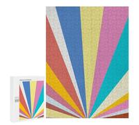 500 PCS Rompecabezas para Adolescentes Colorful Geometric 14 Rompecabezas Juegos Relajantes Desafío Difícil Desafiante De Completar 500 PCS