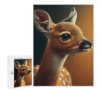 500 PCS Rompecabezas para Adolescentes Cute Deer Rompecabezas para Adultos Juguetes Antiestrés Desafío Difícil Cumpleaños
