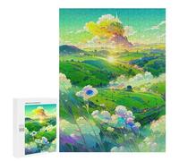 500 PCS Rompecabezas para Adolescentes Enchanted Pastoral Landscape Rompecabezas para Adultos Juego Familiar Análisis Y Lógica Regalos para Reducir El Estrés 500 PCS
