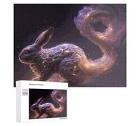 500 PCS Rompecabezas para Adolescentes Enchanted Rabbit A Mystical Artwork Rompecabezas para Adultos Juguetes Antiestrés Regalo De Cumpleaños Regalo De Cumpleaños, Regalos, 500 PCS