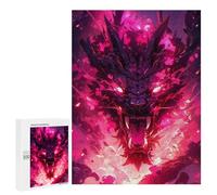 500 PCS Rompecabezas para Adolescentes Epic Dragon Portrait Juegos Familiares De Rompecabezas para Adultos Que Mejoran La Memoria Ayudan A Ejercitar El Cerebro 500 PCS