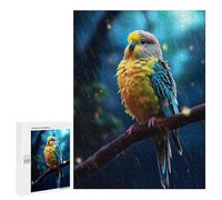 500 PCS Rompecabezas para Adolescentes Epic Rainy Budgie Bird Rompecabezas para Adultos Juegos Relajantes Mejora La Memoria Interacción Entre Padres E Hijos 500 PCS