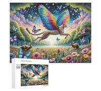 500 PCS Rompecabezas para Adolescentes Fantasy Animal Garden Rompecabezas para Adultos Juego De Ingenio Regalos para Mujeres Cumpleaños Y Navidad 500 PCS