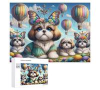 500 PCS Rompecabezas para Adolescentes Fantasy Dogs in Wonderland Rompecabezas para Adultos Juego Familiar Análisis Y Lógica Regalos para Reducir El Estrés 500 PCS