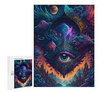 500 PCS Rompecabezas para Adolescentes Fantasy Eye Mystic Portal Rompecabezas para Adultos Juego Familiar Análisis Y Lógica Regalos para Reducir El Estrés 500 PCS