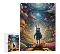500 PCS Rompecabezas para Adolescentes Fantasy Rabbit Journey Rompecabezas para Adultos Juguetes Antiestrés Regalo De Cumpleaños Regalo De Cumpleaños, Regalos, 500 PCS