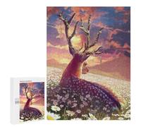 500 PCS Rompecabezas para Adolescentes Fields of Daisies Rompecabezas para Adolescentes Juegos Divertidos Análisis Y Lógica Cumpleaños 500 PCS