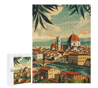 500 PCS Rompecabezas para Adolescentes Florence Italy Scenery Rompecabezas para Adultos Juego Práctico Difícil Interacción Entre Padres E Hijos 500 PCS
