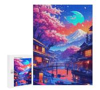 500 PCS Rompecabezas para Adolescentes Fuji Mount Japan Rompecabezas para Adultos Juegos Familiares Desafío Difícil Ayuda A Ejercitar El Cerebro 500 PCS
