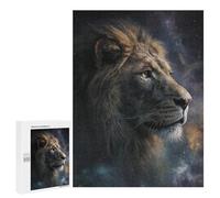 500 PCS Rompecabezas para Adolescentes Galactic Lion Majesty Rompecabezas para Adolescentes Análisis Y Lógica Difícil Y Desafiante 500 PCS