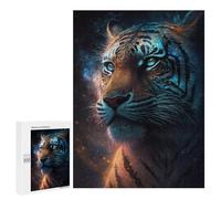 500 PCS Rompecabezas para Adolescentes Galactic Tiger Portrait-19 Rompecabezas para Adolescentes Desafío Difícil Desafío Educativo Diversión Familiar Y Noche De Juegos 500 PCS