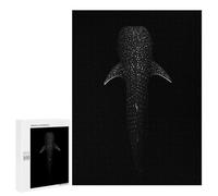 500 PCS Rompecabezas para Adolescentes Gentle Giant Whale Shark Rompecabezas para Adultos Juego Práctico Difícil Interacción Entre Padres E Hijos 500 PCS